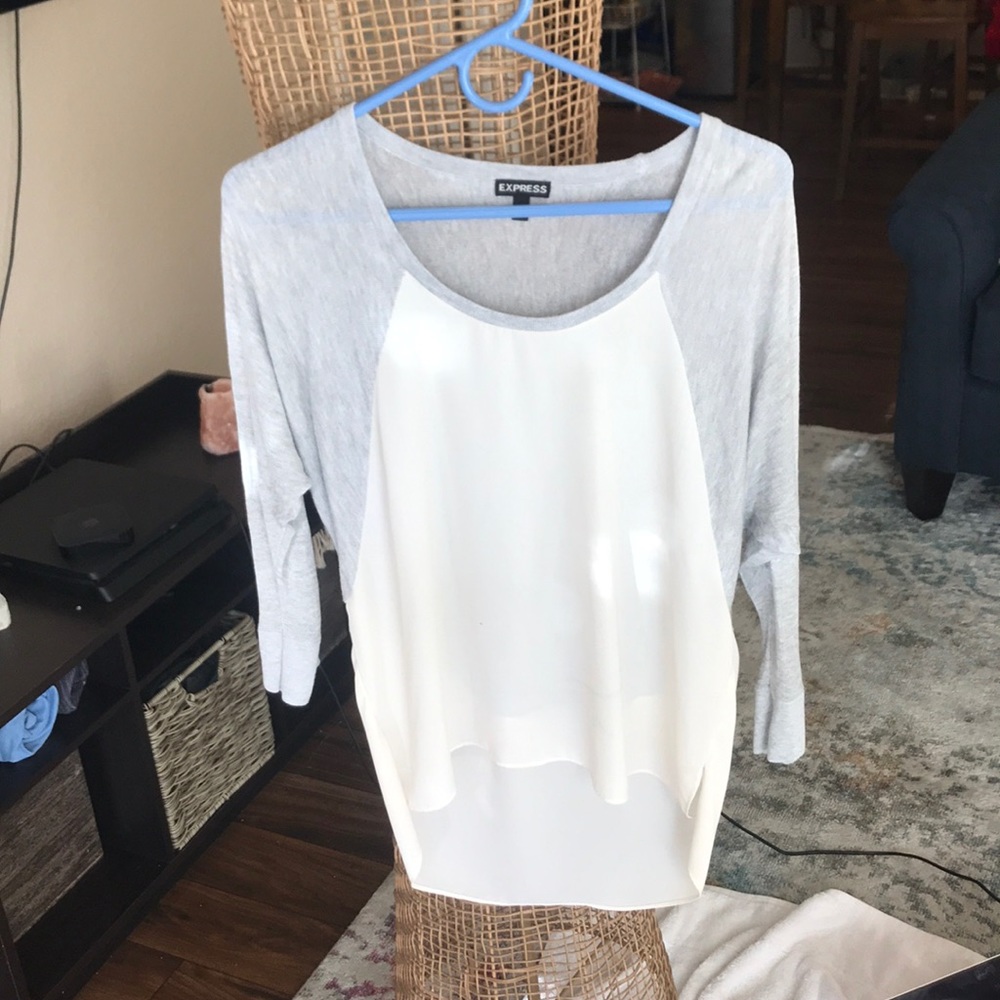 3/4 length shirt -Express